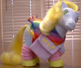 Pony with legwarmers